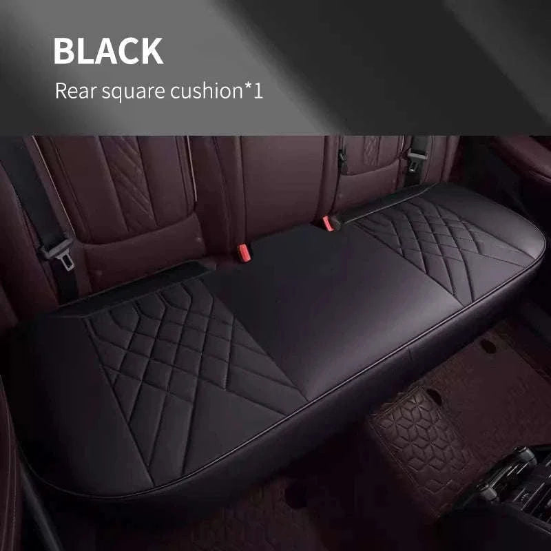 Luxury Full-Wrapped Car Seat Cover-gray rear x1