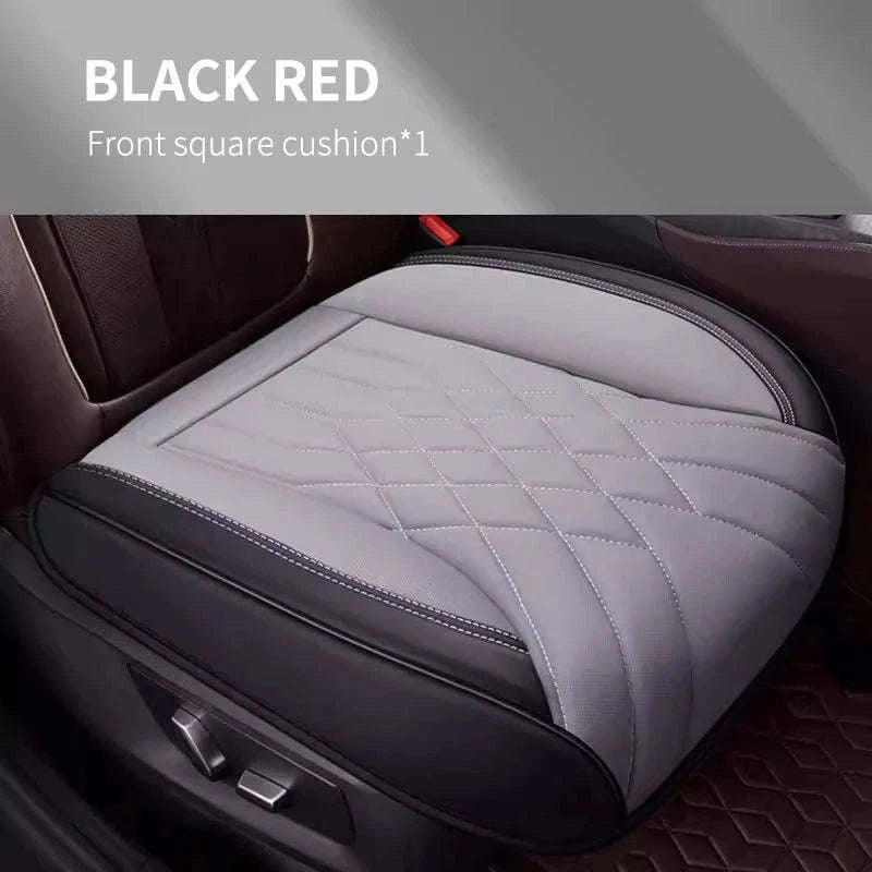 Luxury Full-Wrapped Car Seat Cover-gray rear x1