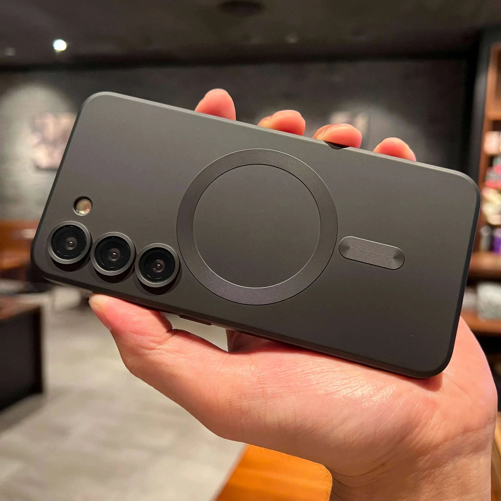 Luxury MagSafe Magnetic Case for Samsung Galaxy-White / For Samsung S20Plus