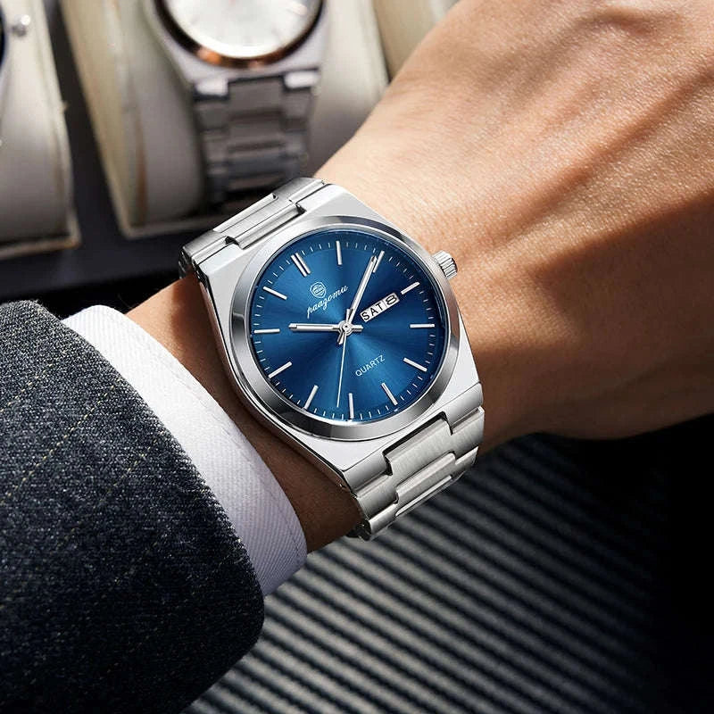 Luxury Sport Quartz Watch for Men-Gold Gold