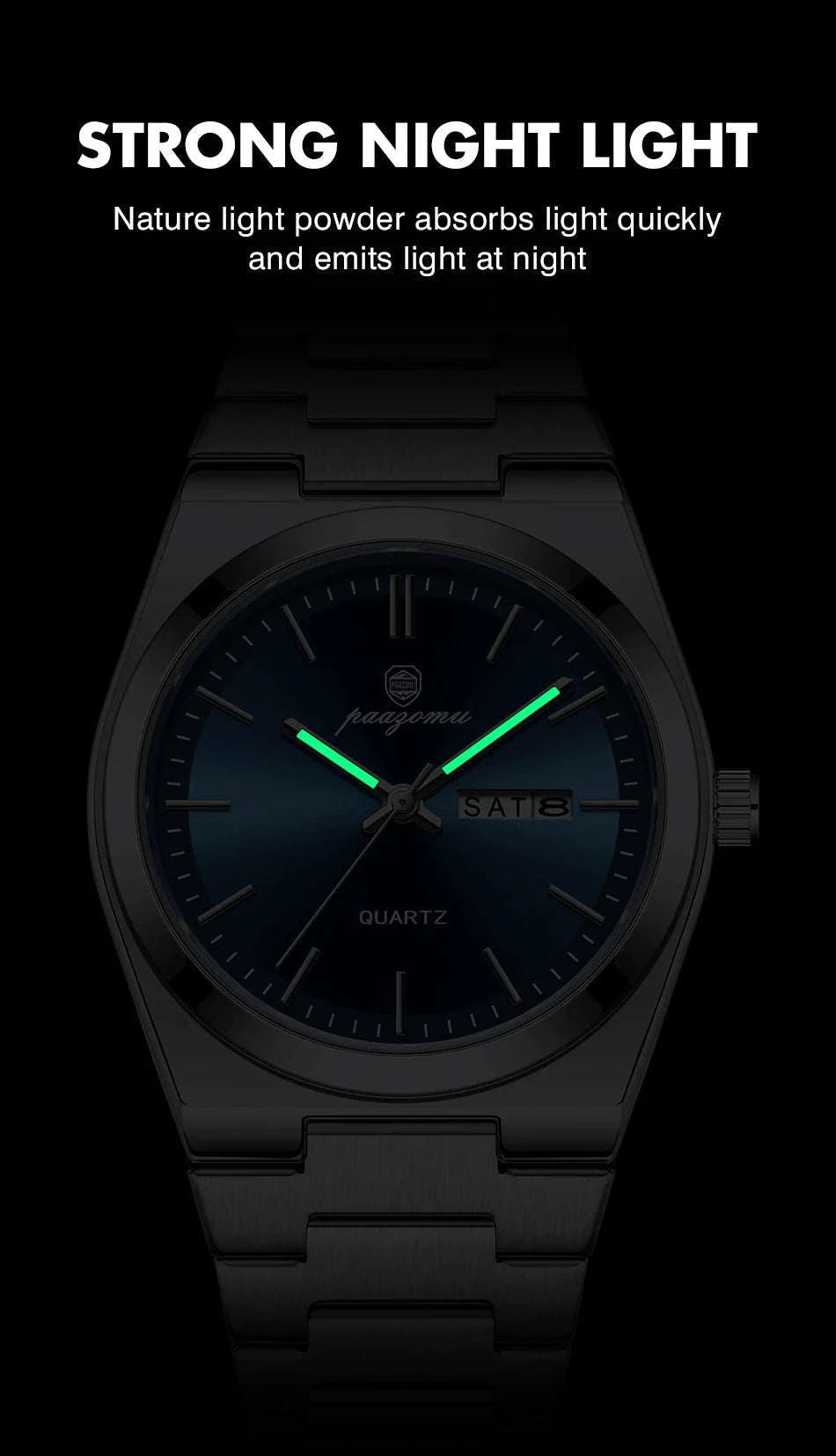 Luxury Sport Quartz Watch for Men-Gold Gold