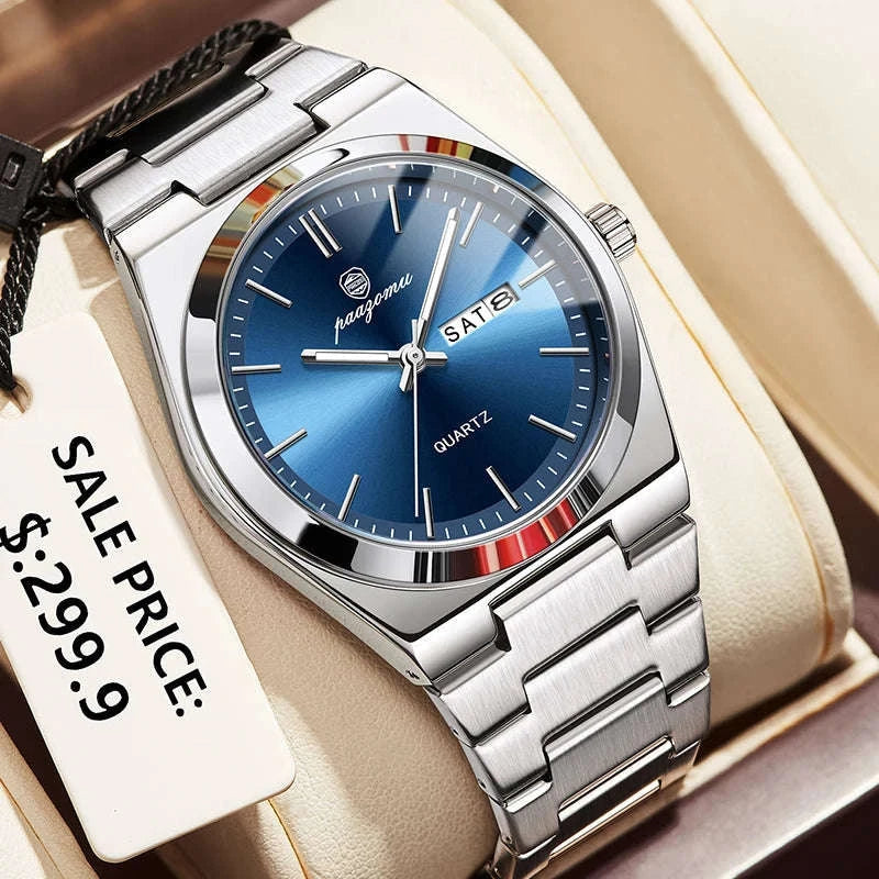 Luxury Sport Quartz Watch for Men-Gold Gold
