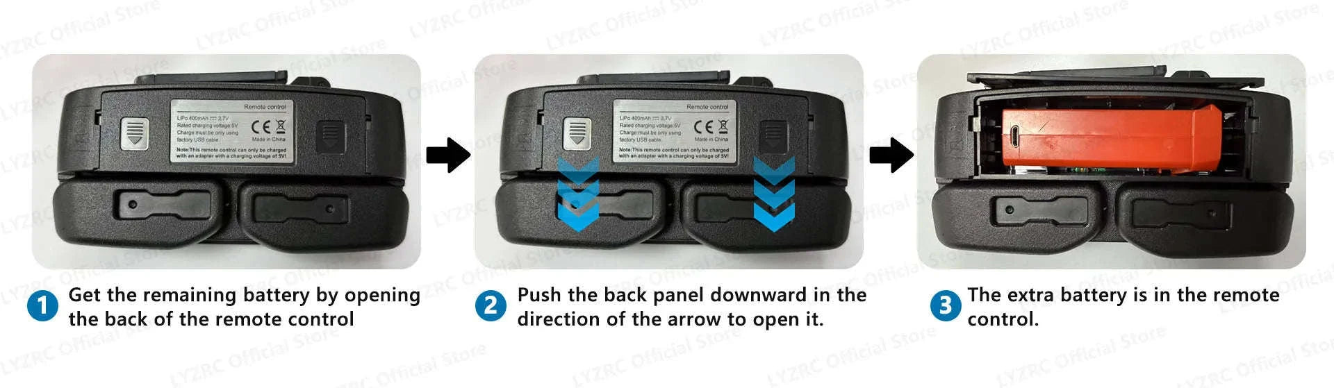 LYZRC L900 PRO SE Brushless GPS 4K Drone-SE Black 2 BATT FB