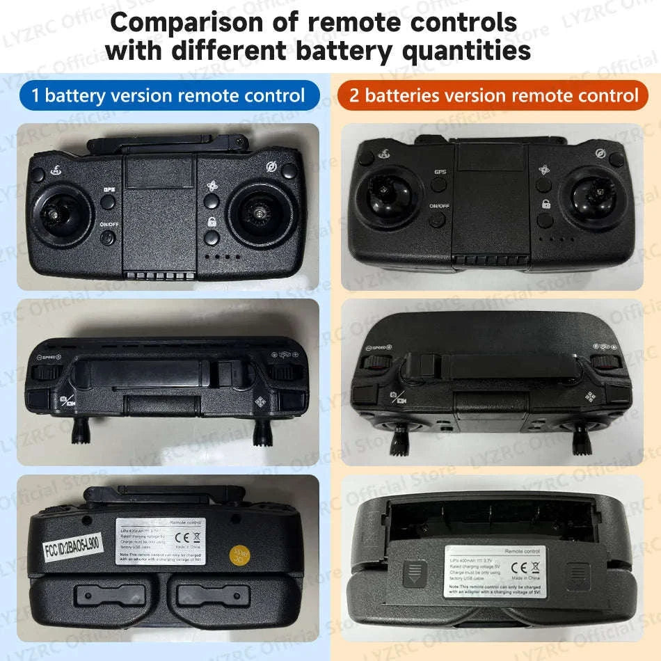 LYZRC L900 PRO SE Brushless GPS 4K Drone-SE Black 2 BATT FB