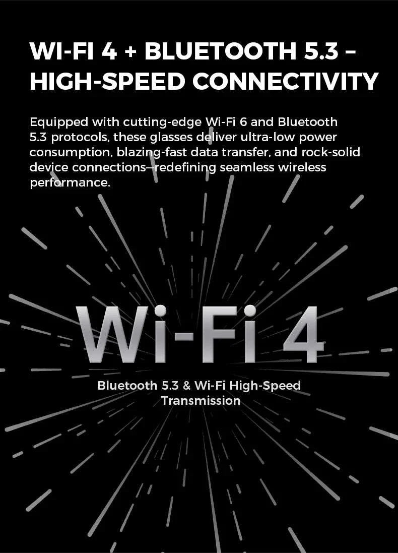 M01 Smart Glasses with Camera and AI Translation-WHITE