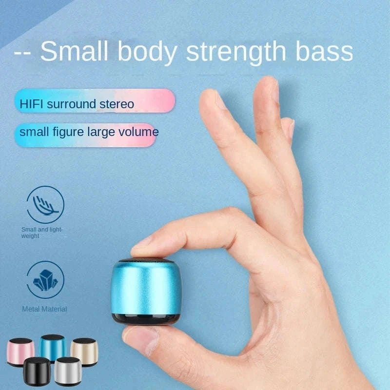M1 Mini Portable Bluetooth Speaker-Silver