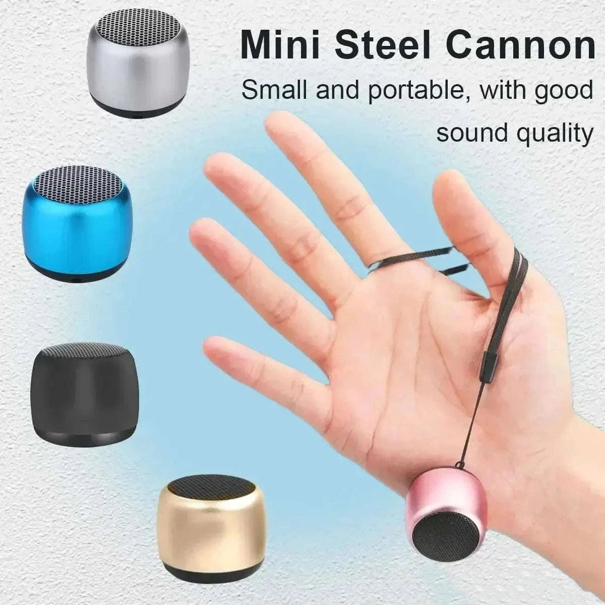 M1 Mini Portable Bluetooth Speaker-Silver