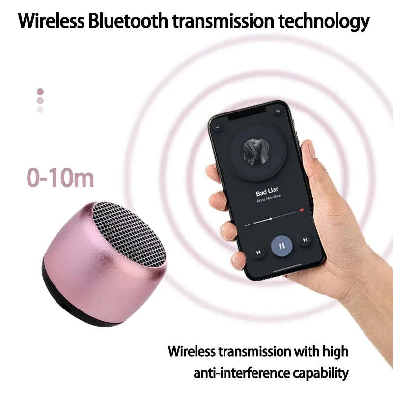 M1 Mini Portable Bluetooth Speaker-Silver