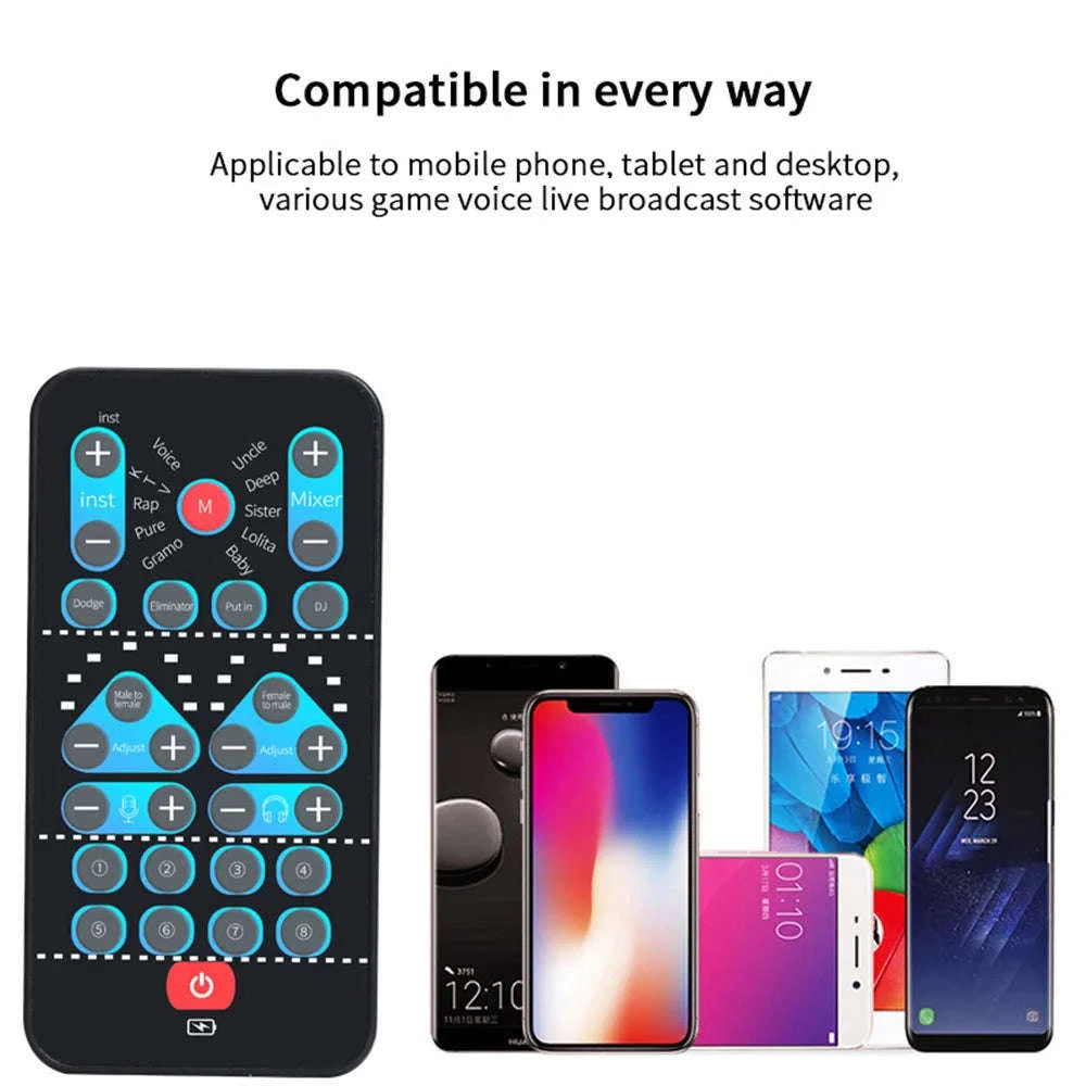 M10 Voice Changer Device with Karaoke & Multi‑Voice Effects-M10