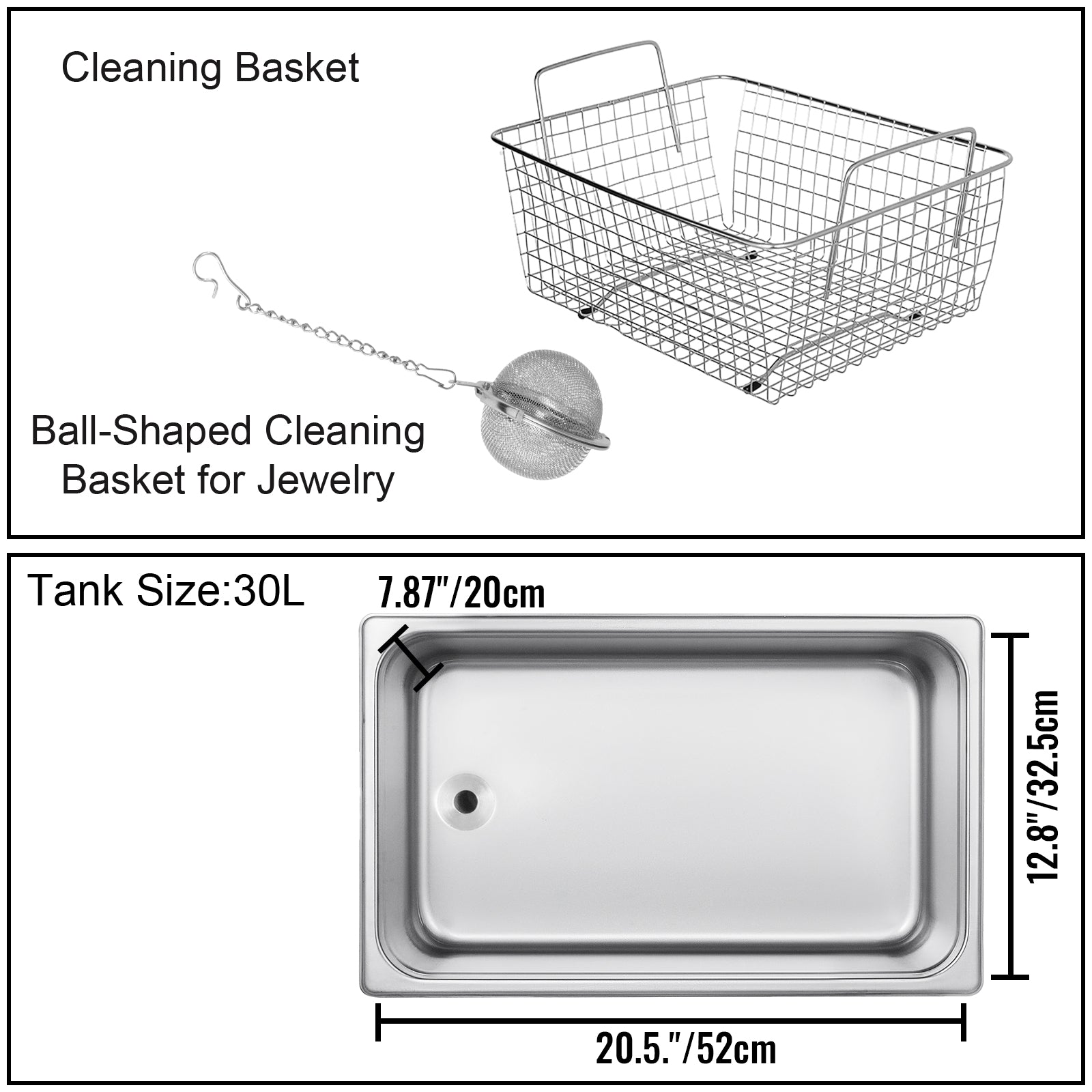 Ultrasonic Cleaner with Heating 2L–30L Deep Cleaning Machine