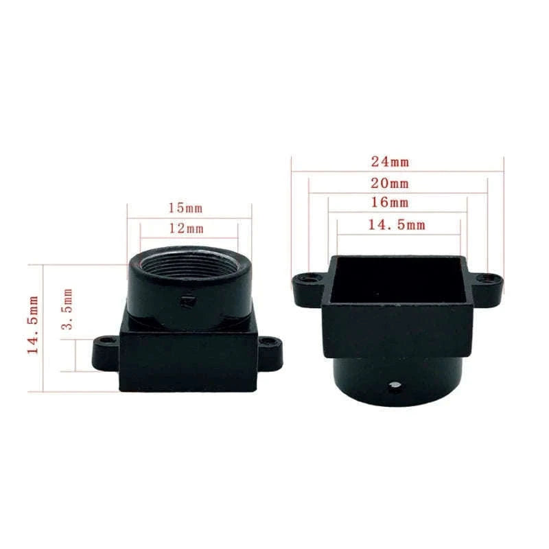 M12 Metal Lens Mount Holder for CCTV Camera Modules-7mm height
