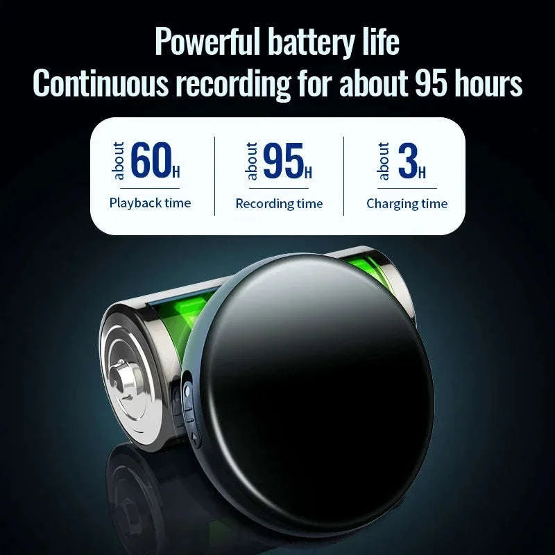 M29 Digital Voice Recorder with 64GB Memory and 100-Hour Recording-black / United States / 64 GB