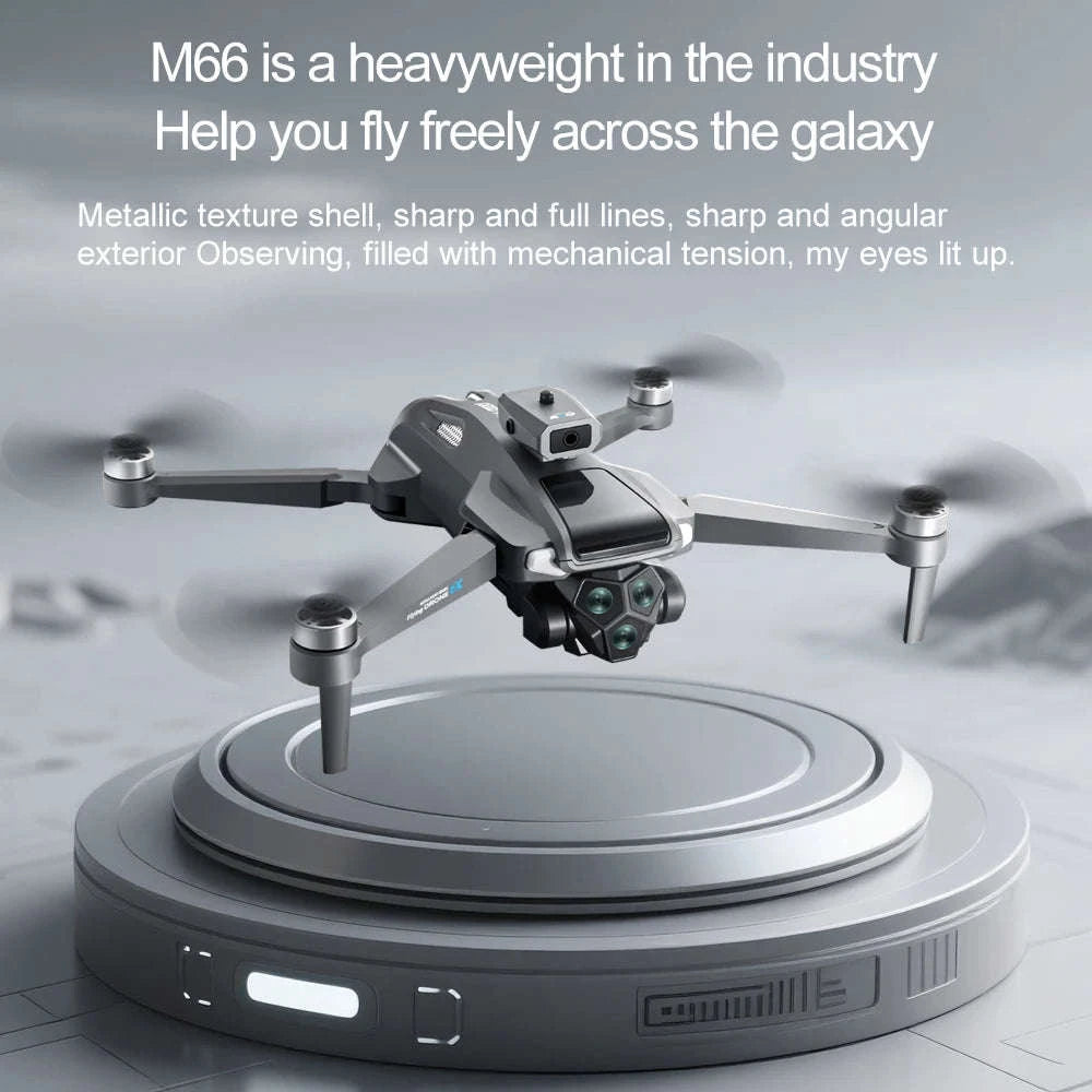 M66 Drone Folding Camera Quadcopter-M66-Grey
