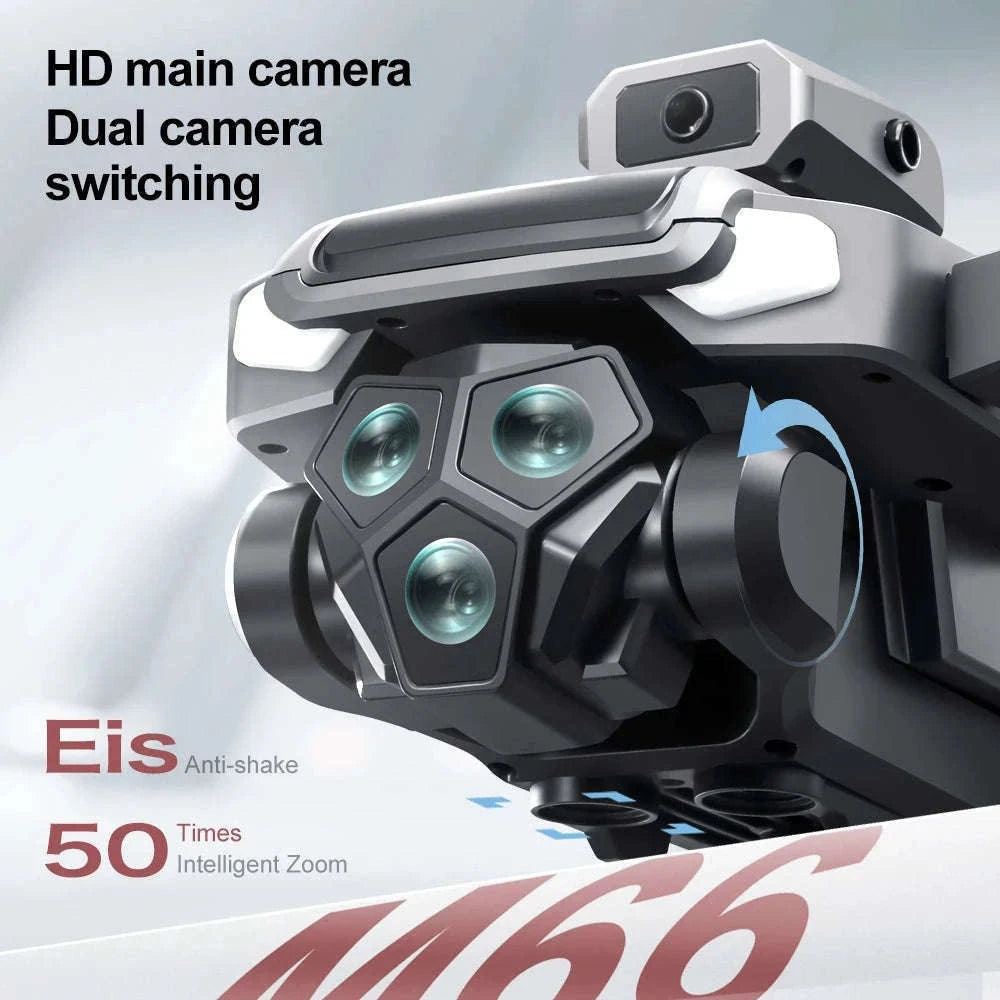 M66 Drone Folding Camera Quadcopter-M66-Grey