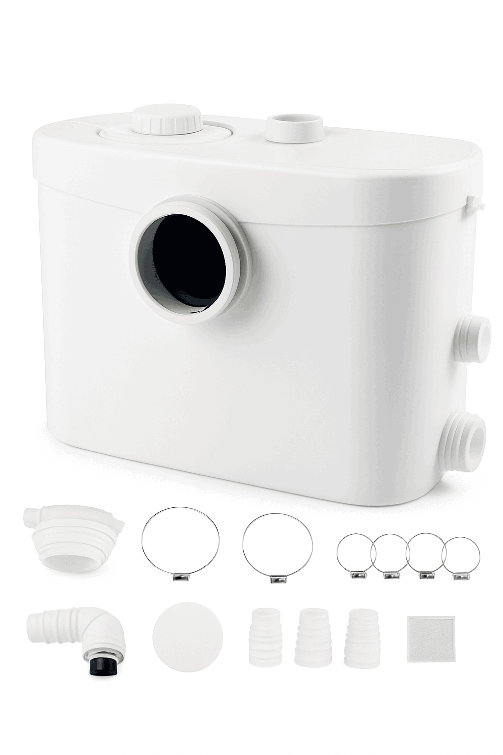 Macerator Sewerage Sump Pump with 3 Water Inlets and Check Valve-United States / 1200W