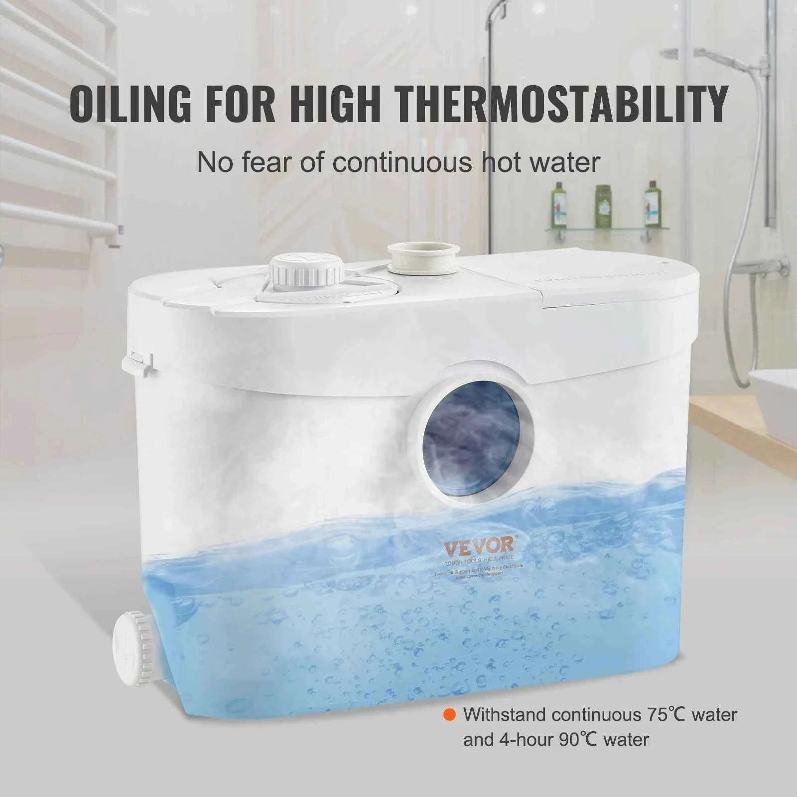 Macerator Sewerage Sump Pump with 3 Water Inlets and Check Valve-United States / 1200W