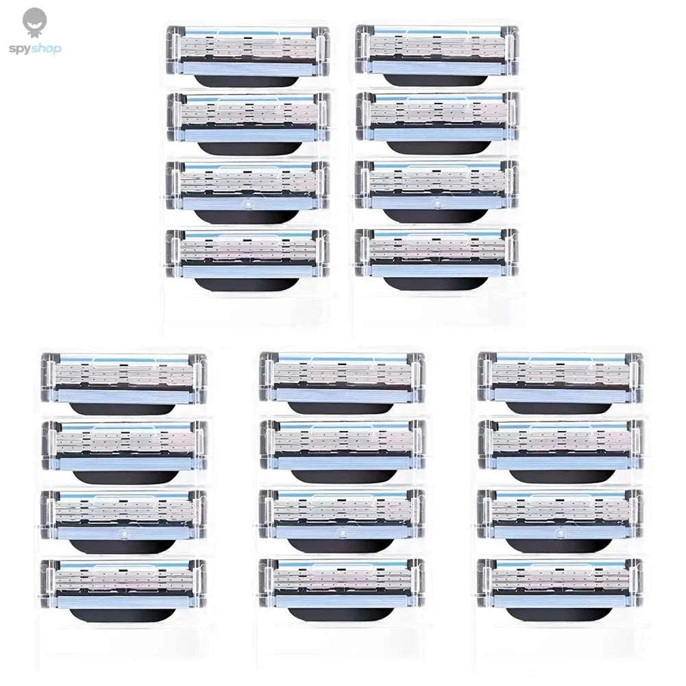 Mach 3 Razor Blade Replacement Heads – Smooth, Comfortable Shaving Performance-12PCS