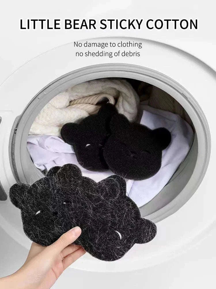 Machine Wash Pet Hair Remover Discs for Cleaner Laundry-Pack of 2