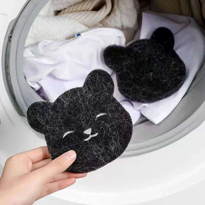 Machine Wash Pet Hair Remover Discs for Cleaner Laundry-Pack of 2