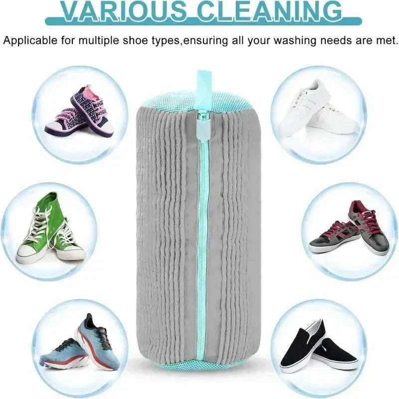 Machine Washable Shoe Laundry Bag for Washing and Drying-1PCS-blue