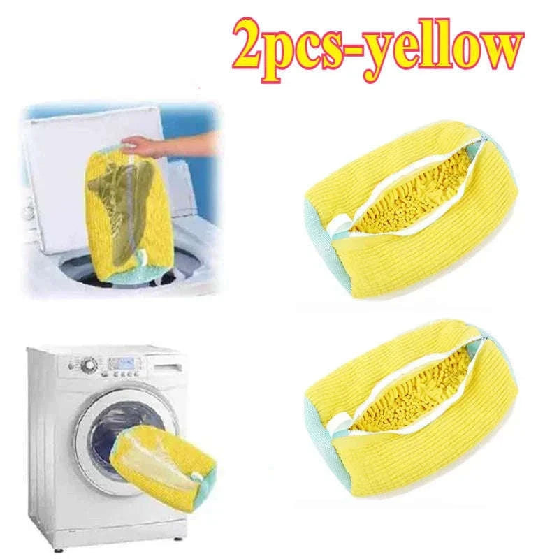 Machine Washable Shoe Laundry Bag for Washing and Drying-1PCS-blue