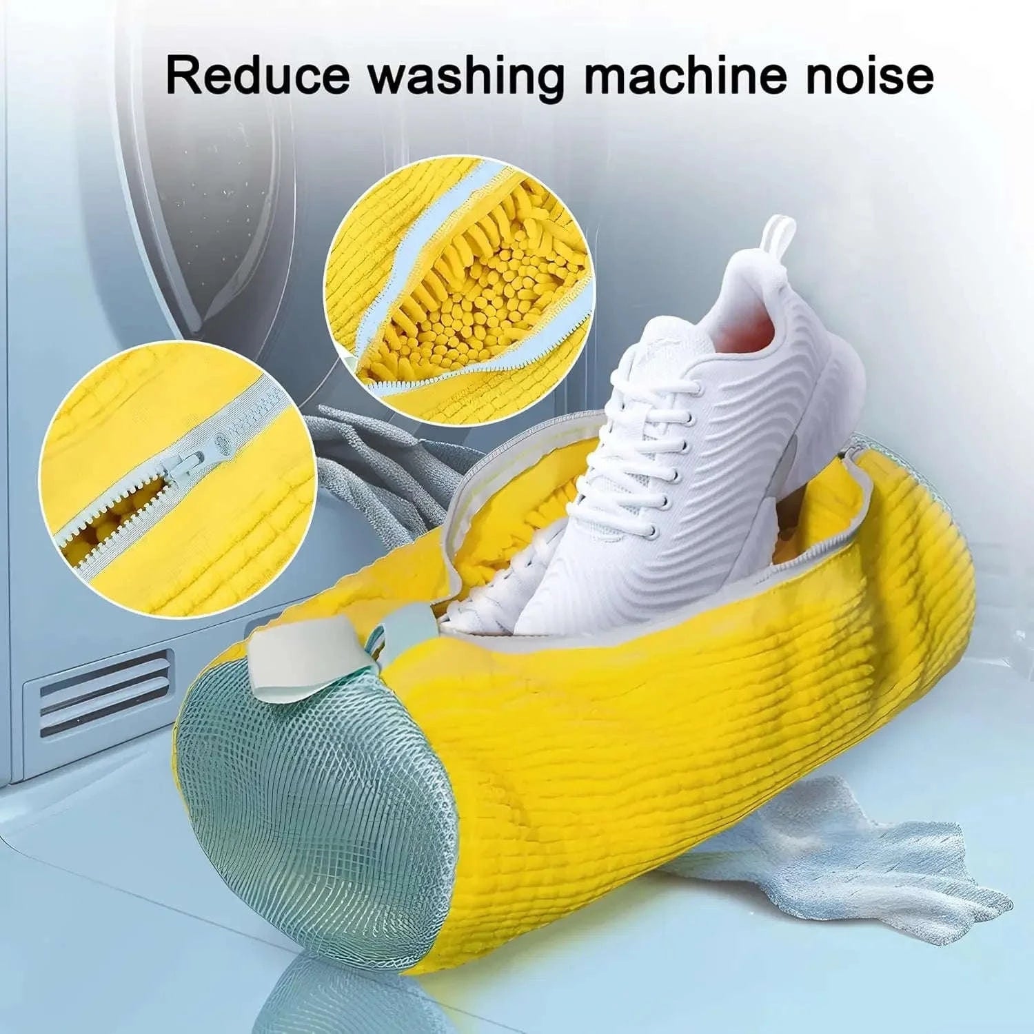 Machine Washable Shoe Laundry Bag for Washing & Drying-1PCS-blue