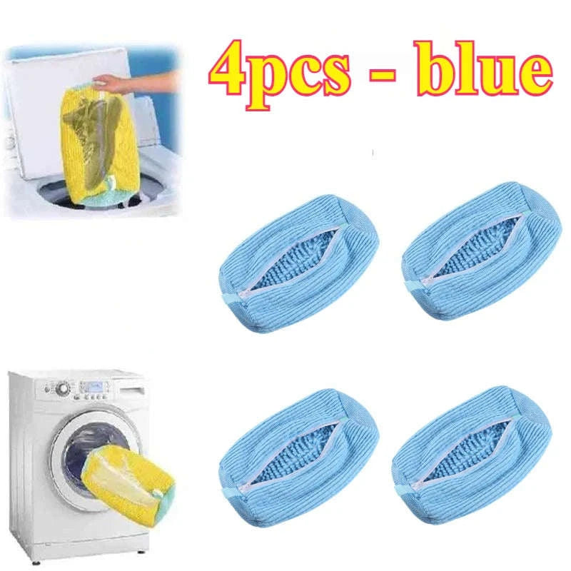 Machine Washable Shoe Laundry Bag for Washing & Drying-1PCS-blue
