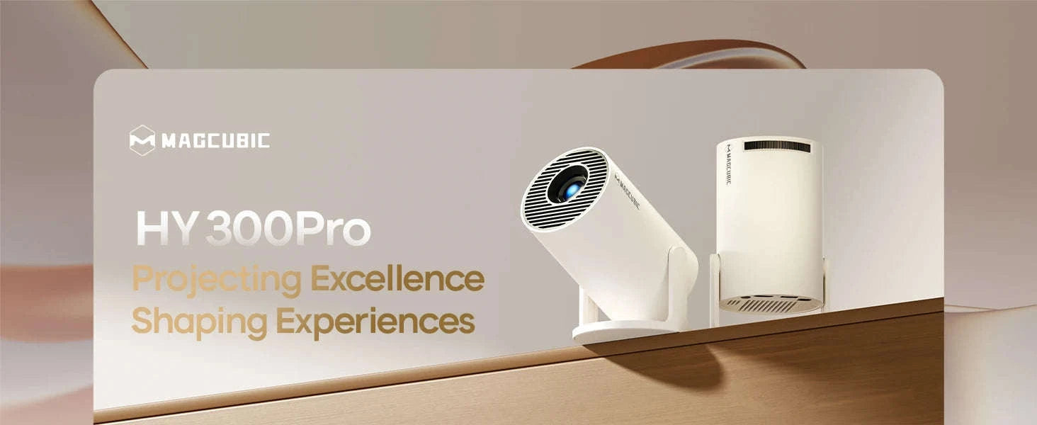 Magcubic HY300 Pro Portable 4K Projector with Android 11-HY300-Grey / EU Plug / france