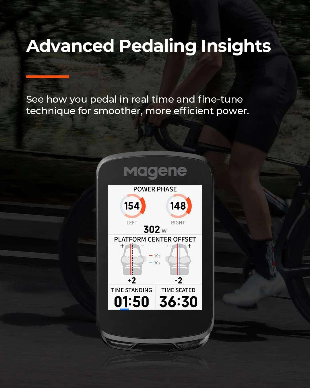 Magene C606V2 GPS Bike Computer with 2.8" Touchscreen Navigation-C606V2 / United States
