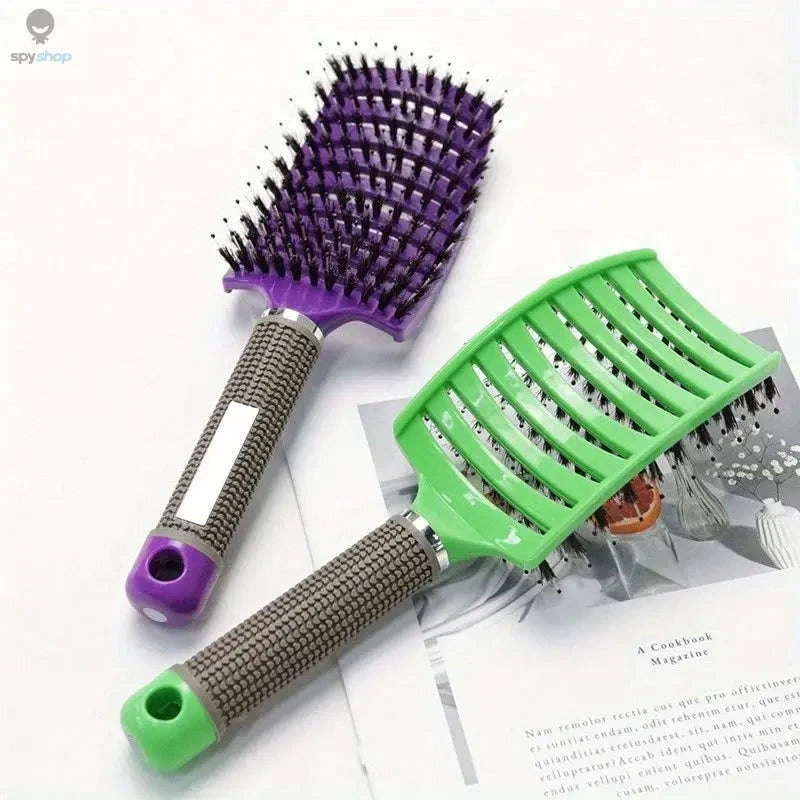 Magic Scalp Massage Hair Brush – Gentle Detangling & Invigorating Scalp Care-All Blue