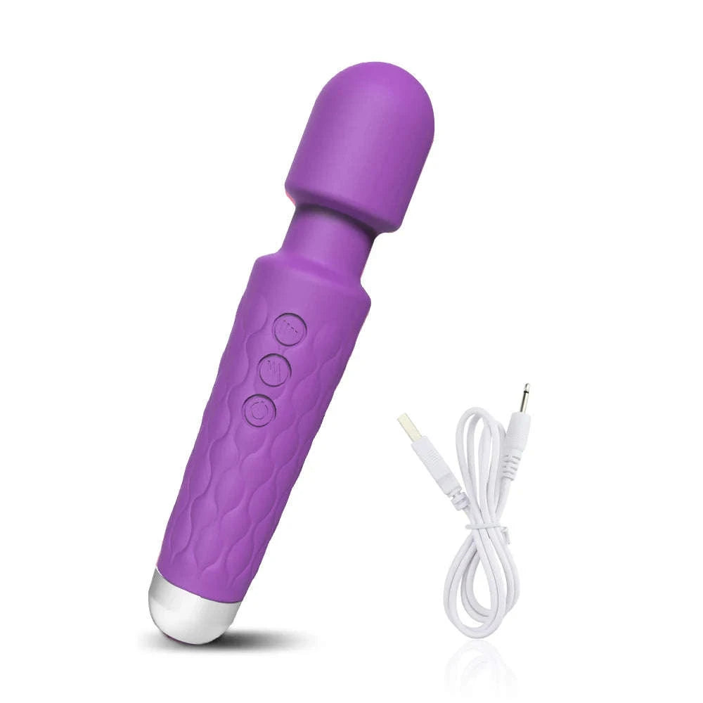 Magic Wand Vibrator-purple