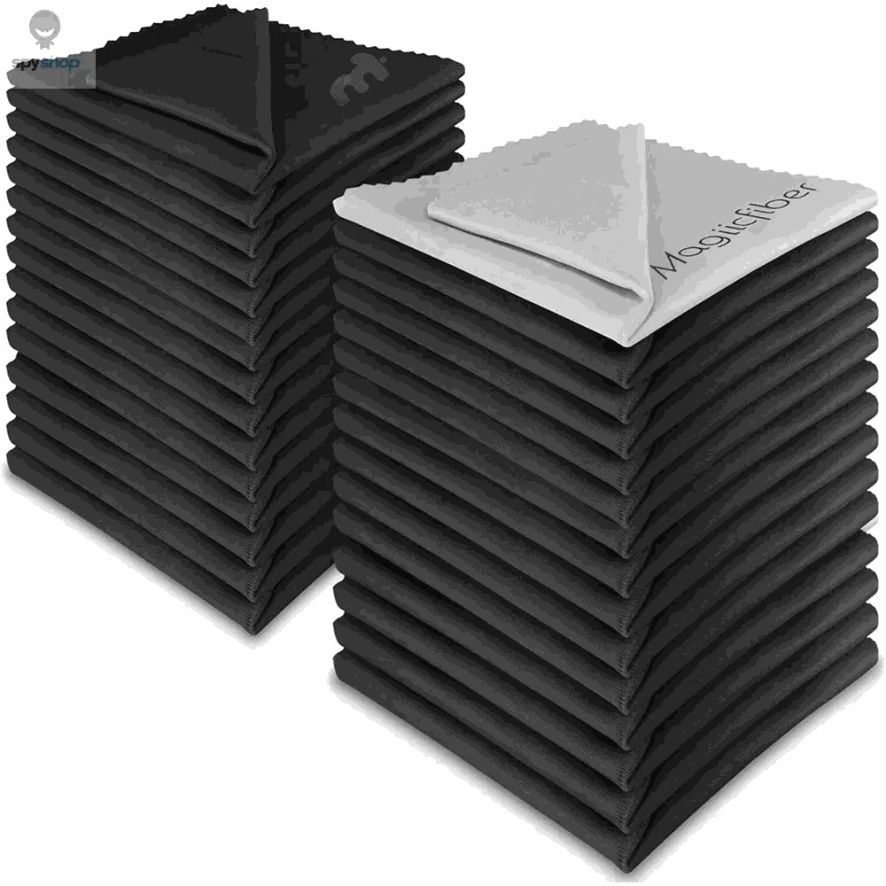 MagiicFiber Microfiber Cleaning Cloths – Streak‑Free Care for Screens, Lenses and Glass-30 PACK