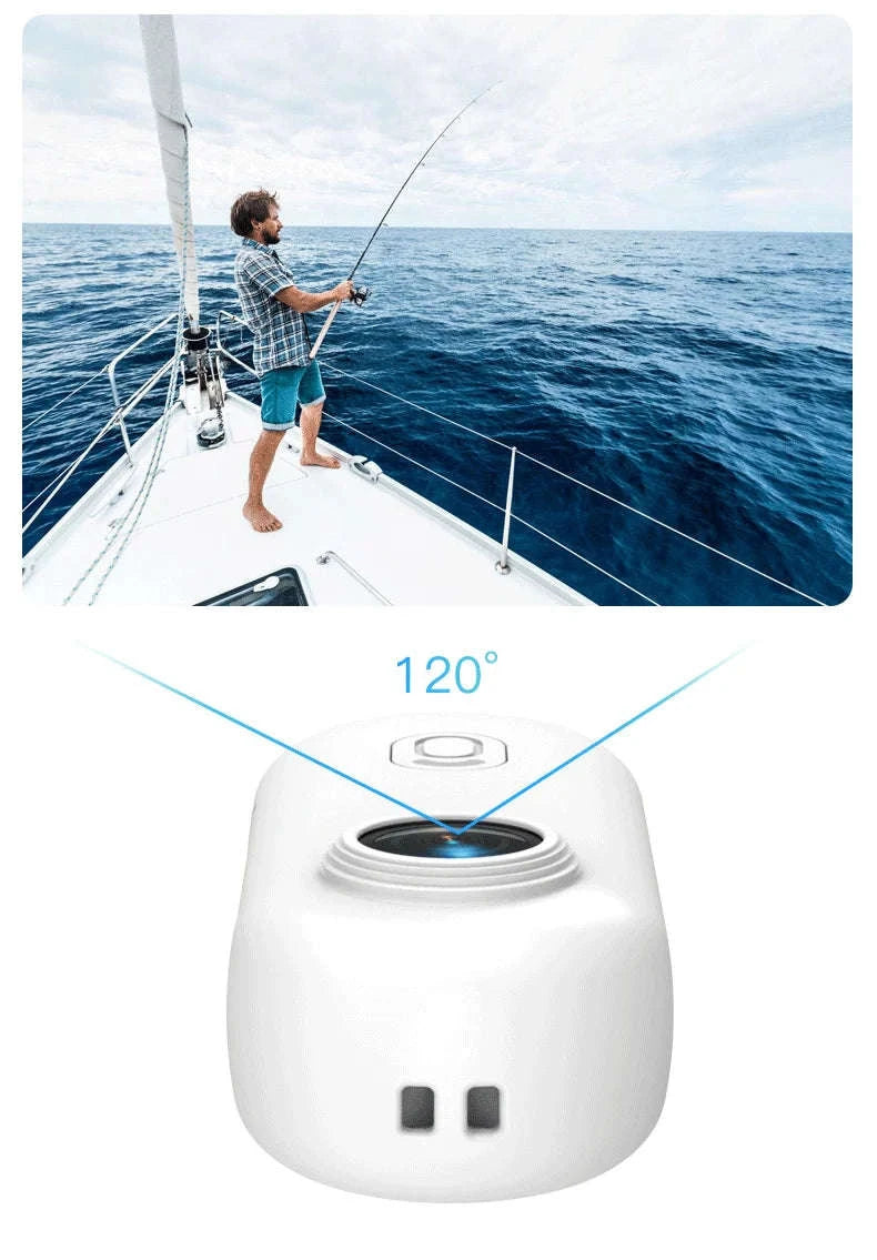 Magnetic 4K Mini Action Camera with WiFi and Waterproof Case-UHD Pro 4K (White) / NO TF Card / China Mainland