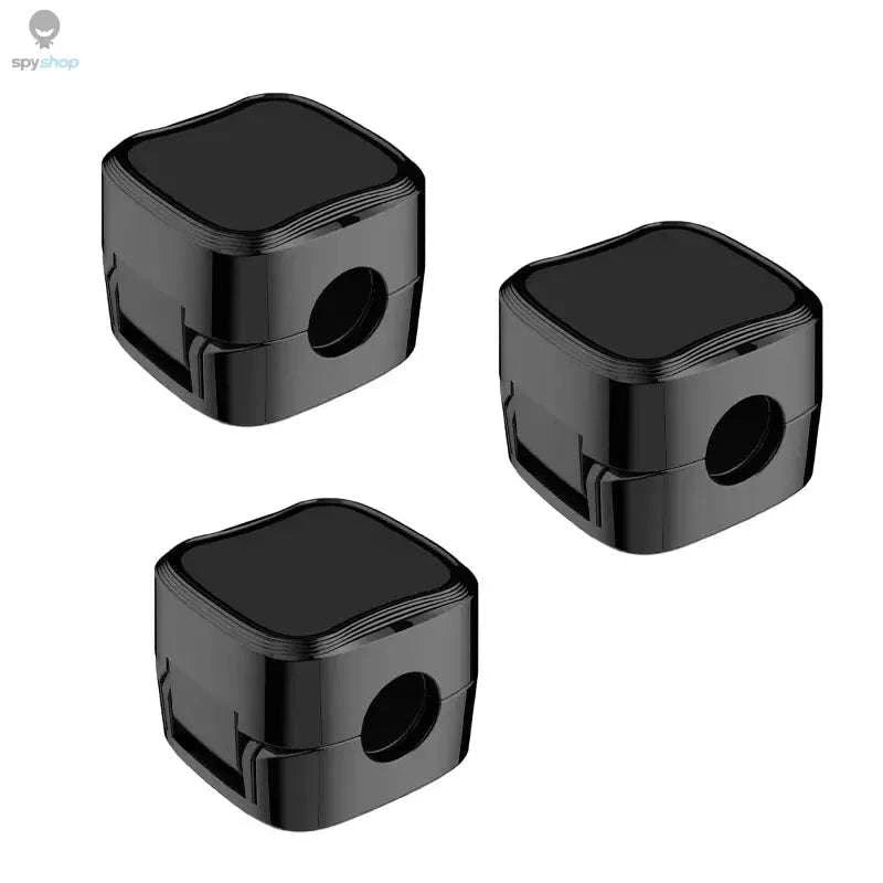 Magnetic Cable Organizer Clips – Easy Desk Management 6‑Pack-6 Pcs Black
