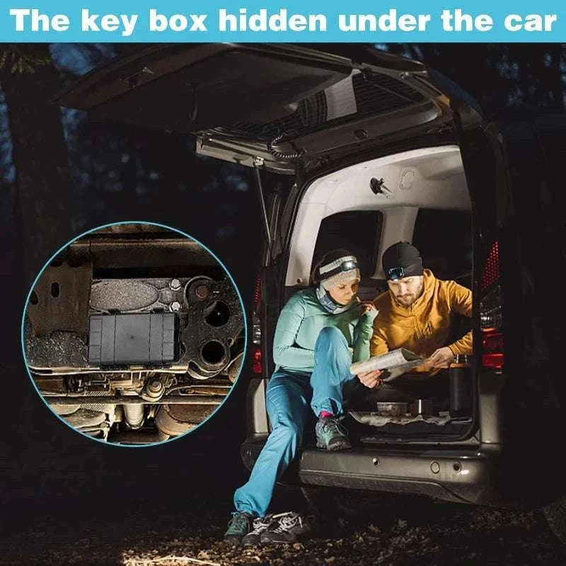 Magnetic Car Key Box Waterproof Hidden Under Vehicle Storage Case-L