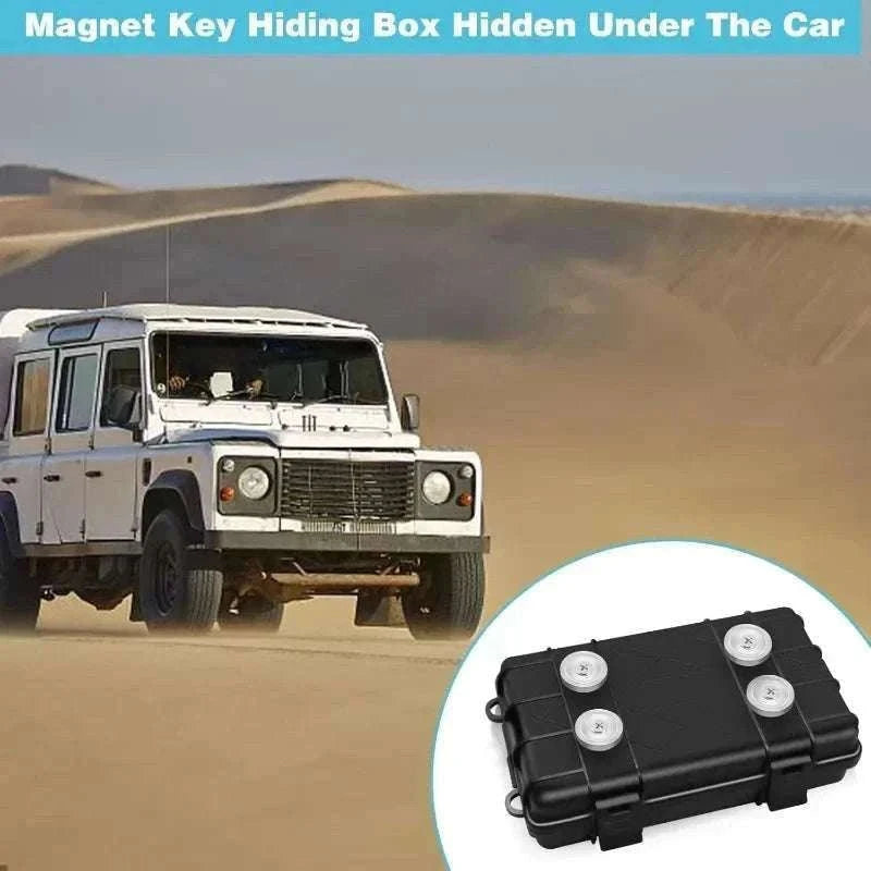 Magnetic Car Key Box Waterproof Hidden Under Vehicle Storage Case-L