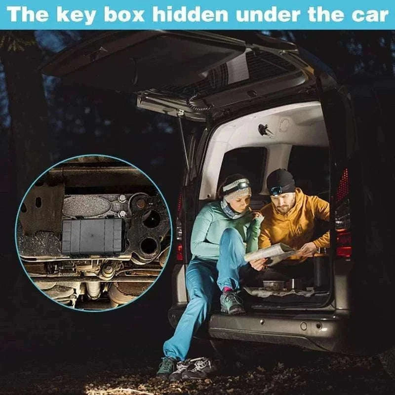 Magnetic Car Key Box Waterproof Hidden Under Vehicle Storage Case-L