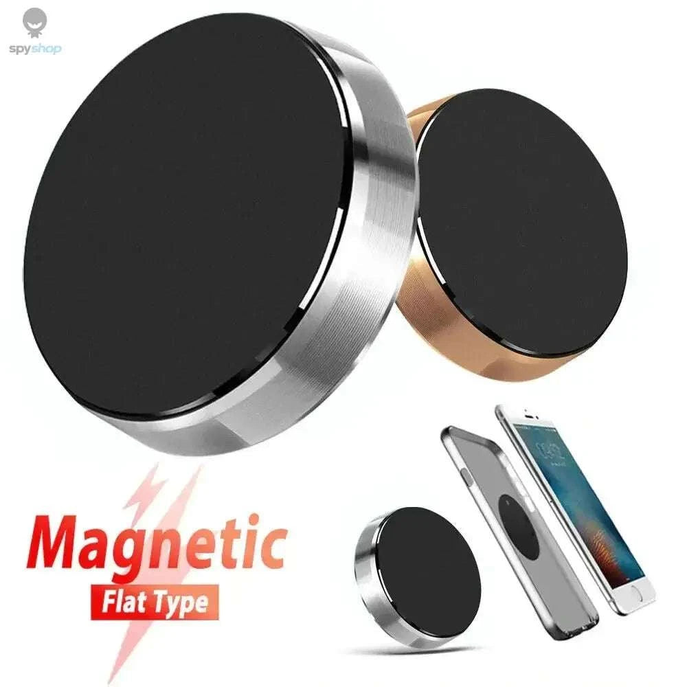 Magnetic Car Phone Holder – Strong Grip, Compact Design, 360° or Fixed Mount-