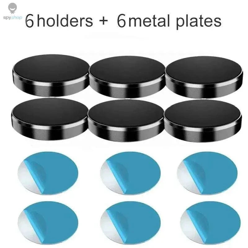 Magnetic Car Phone Holder with Strong Grip and 360° Option-2pcs Black