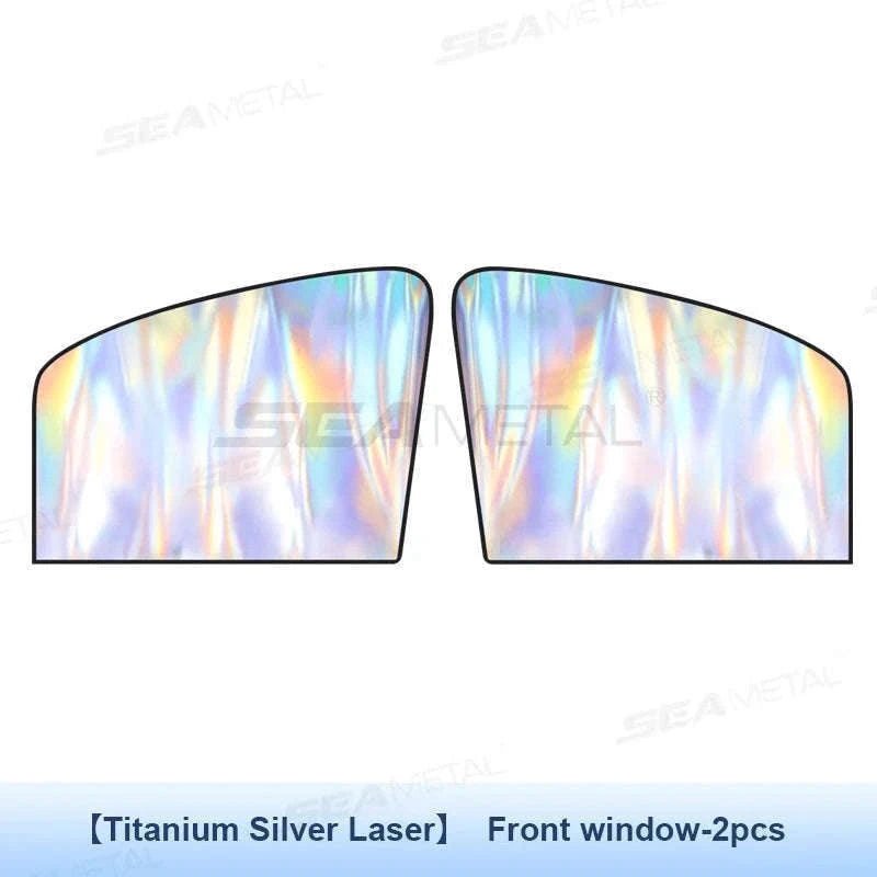 Magnetic Car Window Sun Shade Privacy Curtain-Rear 2Pcs