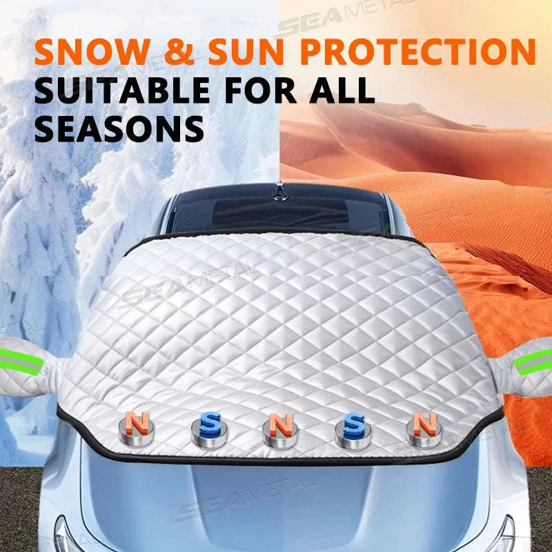 Magnetic Car Windshield Snow Cover-1 pc