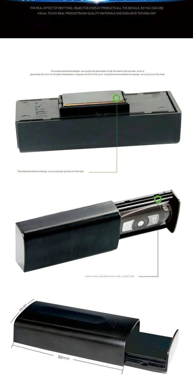 Magnetic Key Safe Box Hidden Spare Key Holder for Car Home Use-Black