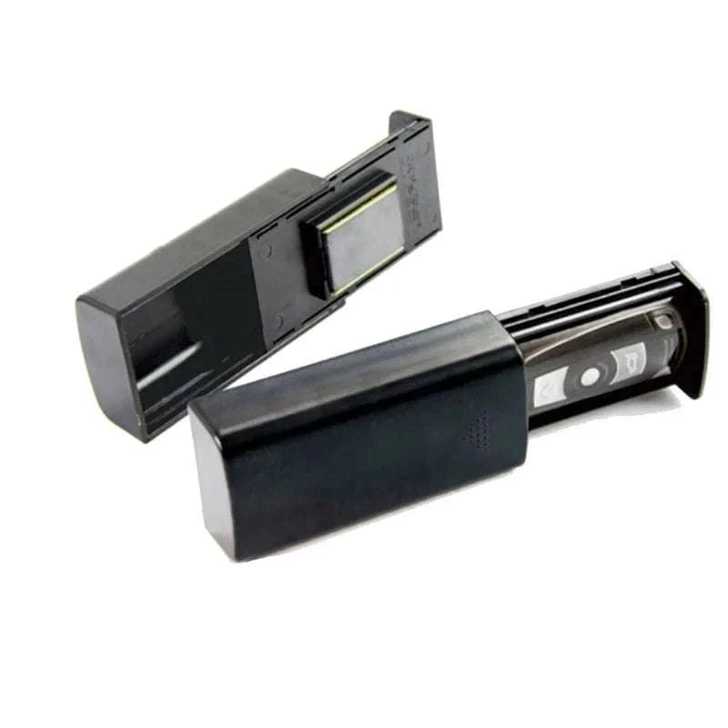Magnetic Key Safe Box Hidden Spare Key Holder for Car Home Use-Black