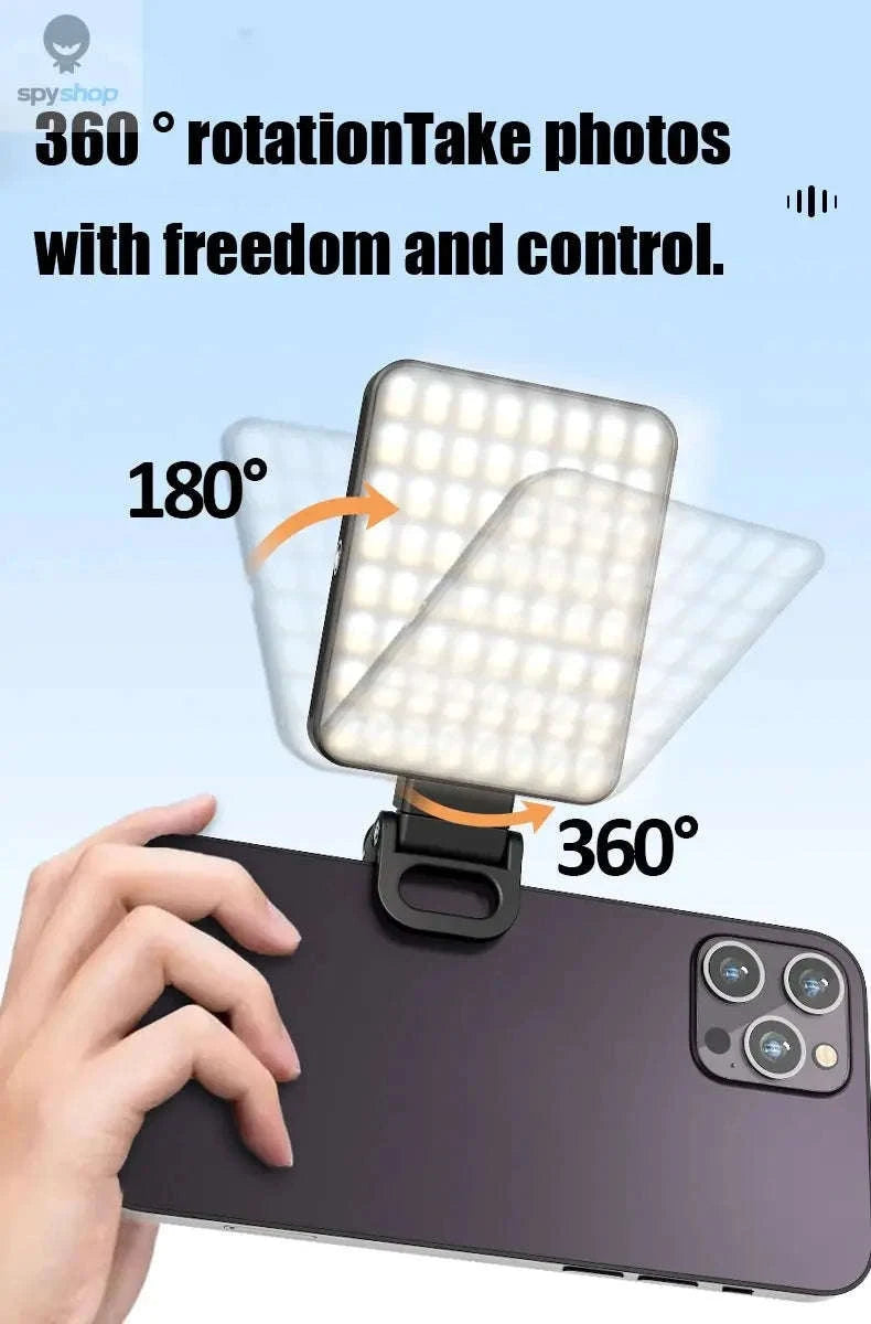 Magnetic Mini LED Ring Light Selfie Light-with Shoe Mount