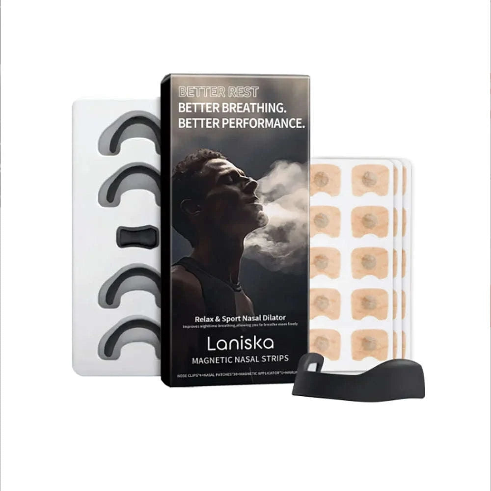 Magnetic Nasal Strip Kit for Easier Breathing and Snore Reduction-United States / 30PCS