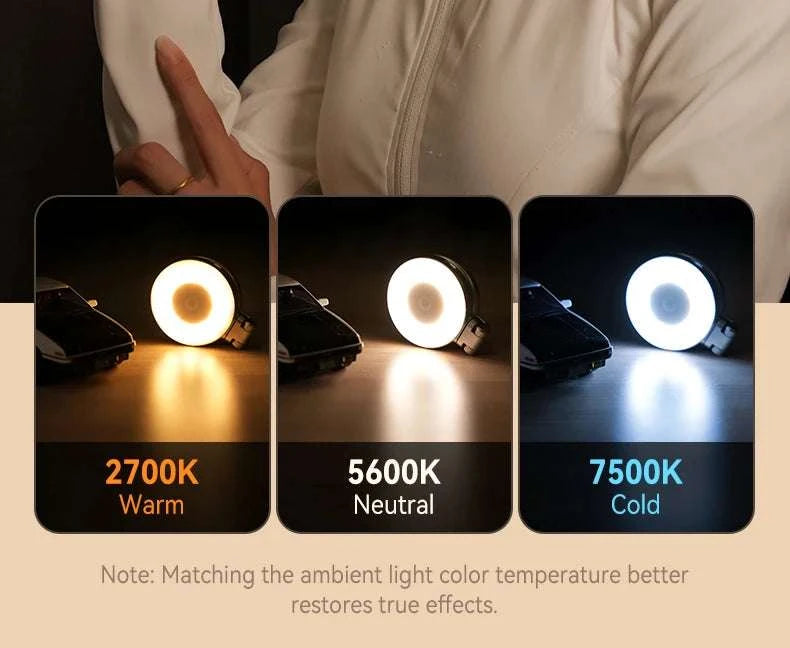 Magnetic Phone Camera Grip with Remote & Bluetooth Control-White No light / United States