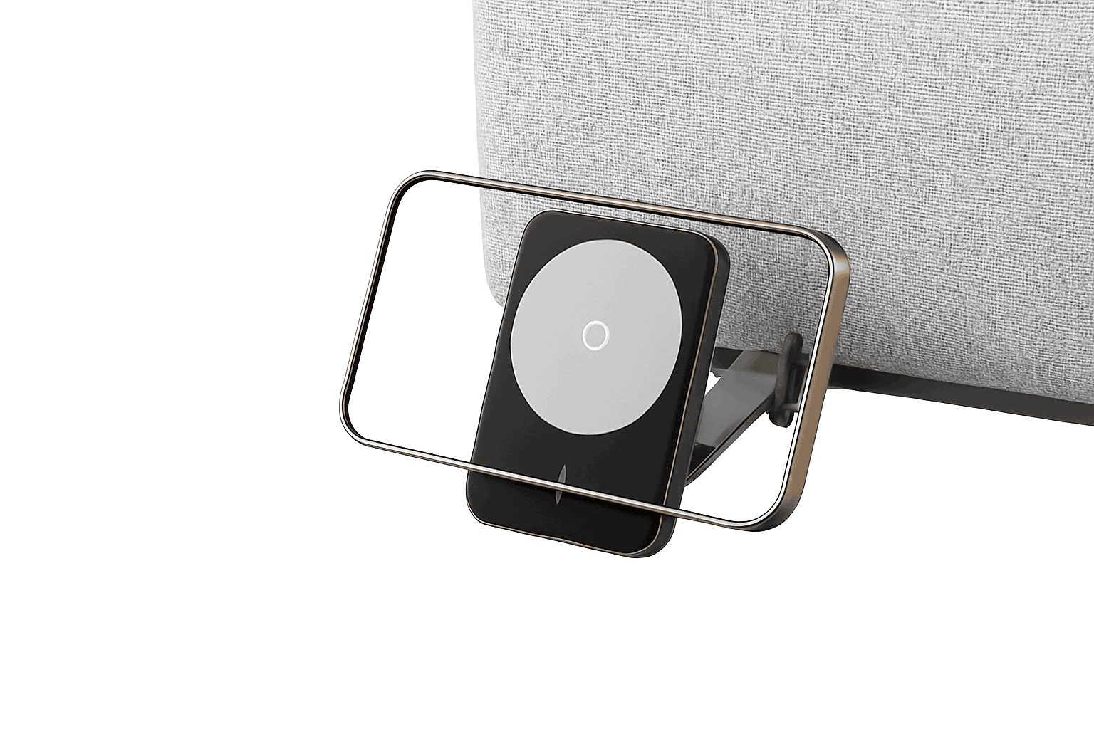 Magnetic Phone Holder Stand for iPhone 12–16 Foldable 360° Mount-black