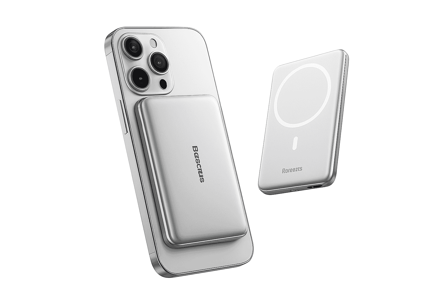 Magnetic Power Bank 5000mAh/10000mAh PD 20W/27W Card-Sized-Pink / 5000mAh / China Mainland