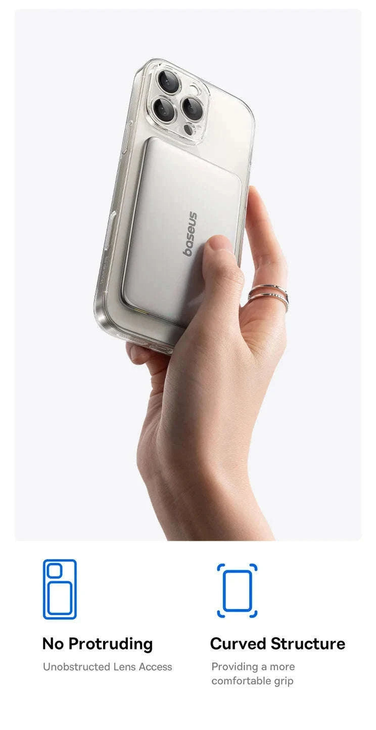 Magnetic Power Bank 5000mAh/10000mAh PD 20W/27W Card-Sized-Pink / 5000mAh / China Mainland