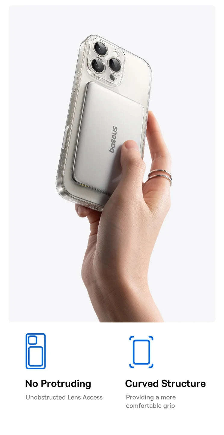 Magnetic Power Bank 5000mAh/10000mAh PD 20W/27W Card-Sized-Pink / 5000mAh / China Mainland